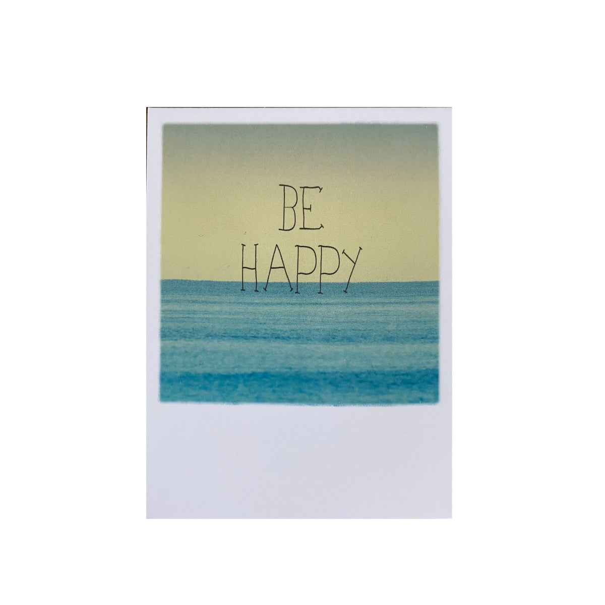 Mini-Postkarte  &quot;Happy am Meer&quot;