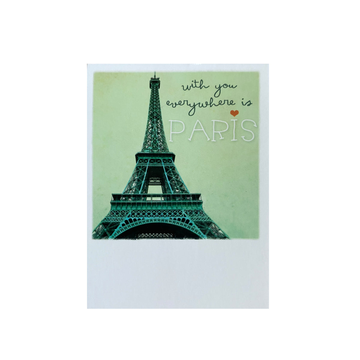 Mini-Postkarte  &quot;Paris is everywhere&quot;