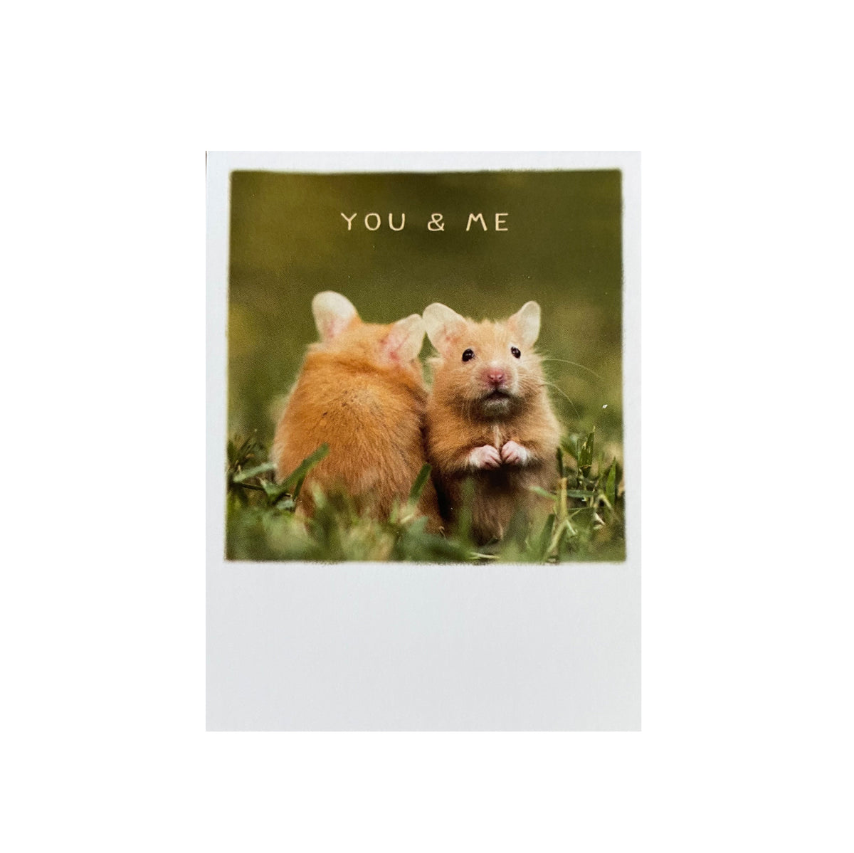 Mini-Postkarte &quot;You and me&quot;