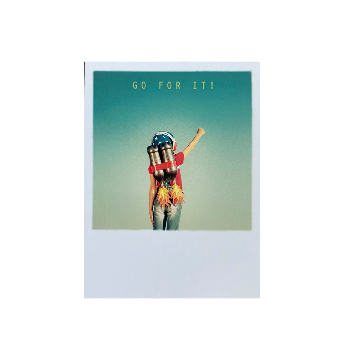 Mini-Postkarte  &quot;Go for it&quot;