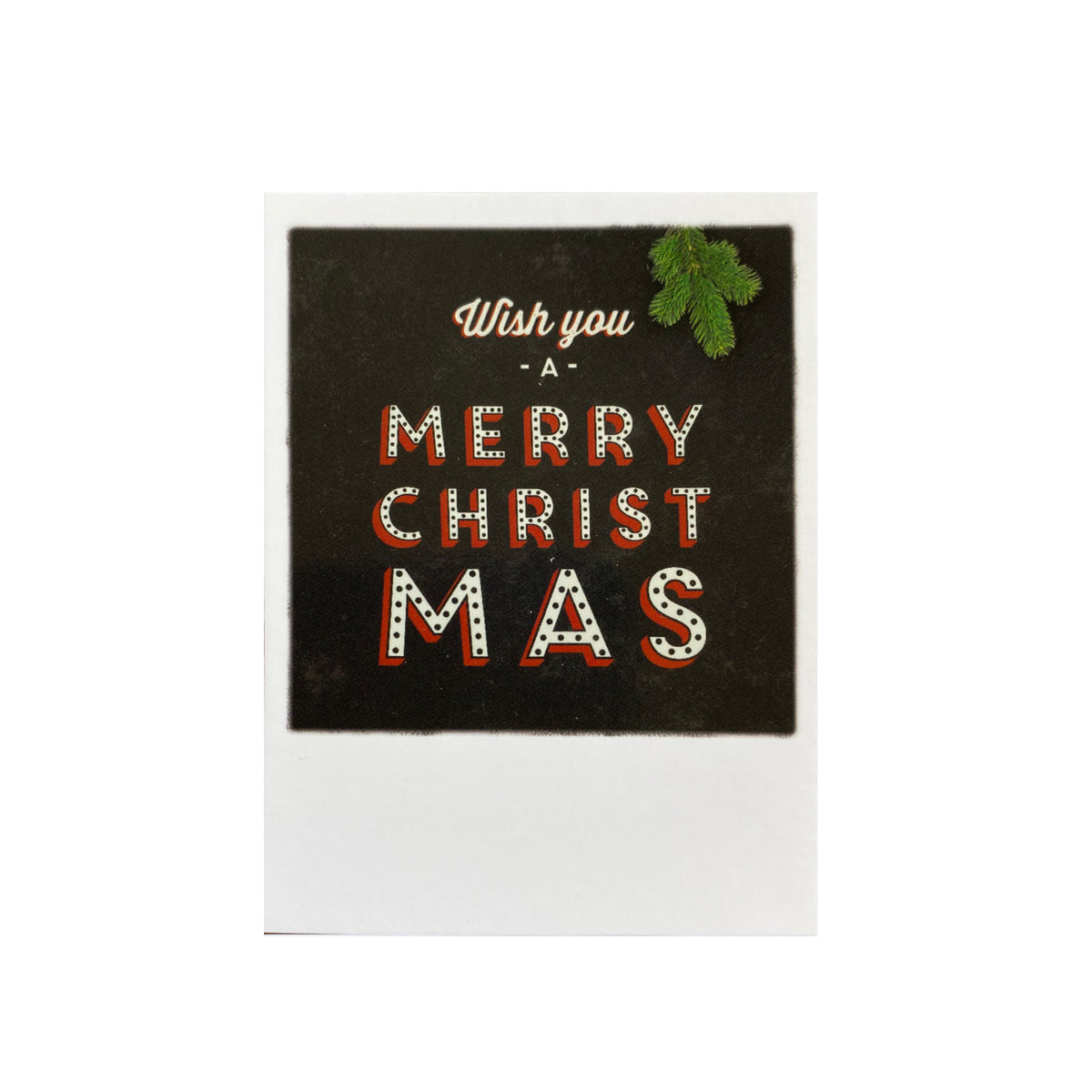 Mini-Postkarte Weihnachten &quot;X-Mas Typo&quot;