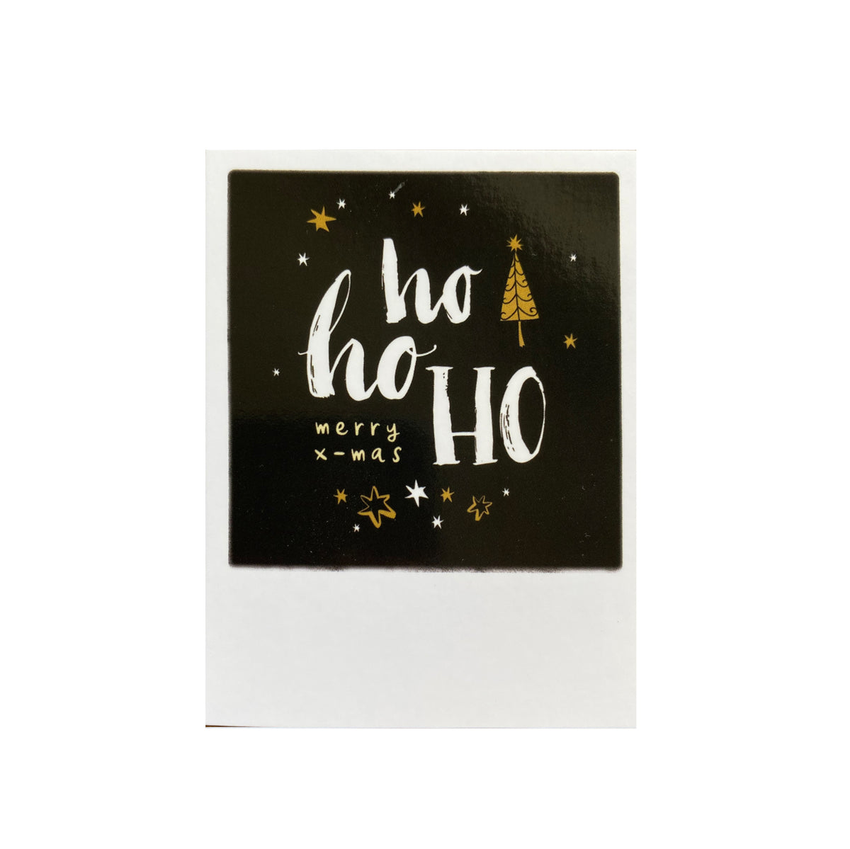 Mini-Postkarte Weihnachten &quot;Ho Ho Ho&quot;