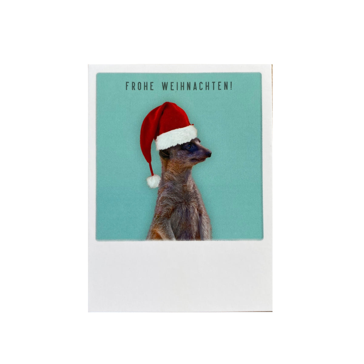 Mini-Postkarte Weihnachten &quot;Erdmännchen&quot;