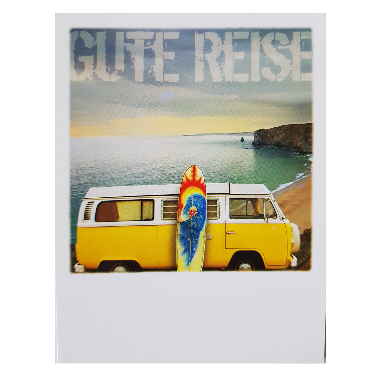 Postkarte &quot;Surf-Bus&quot;