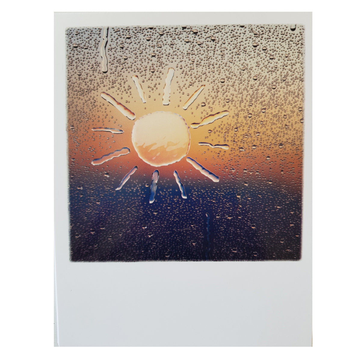 Postkarte &quot;Regen und Sonne&quot;