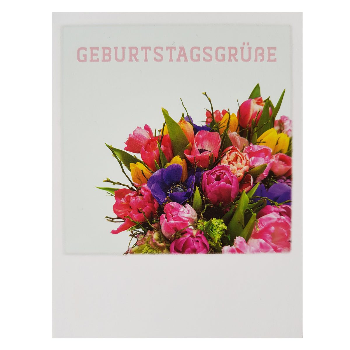 Postkarte &quot;Birthday Flowers&quot;