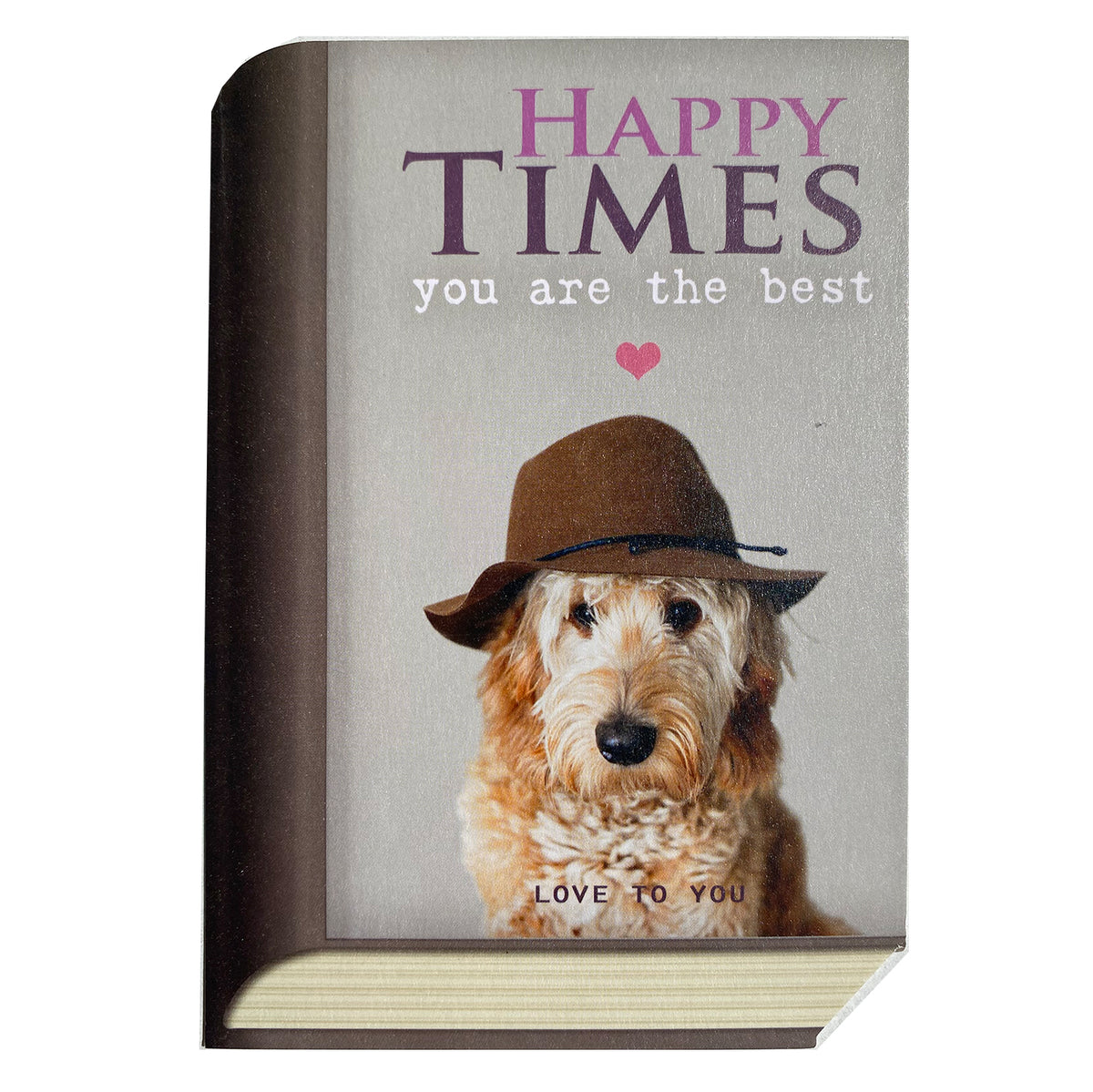 Book-Card &quot;Happy Dog&quot;