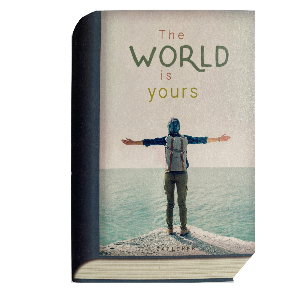 Book-Card &quot;The world is yours&quot;