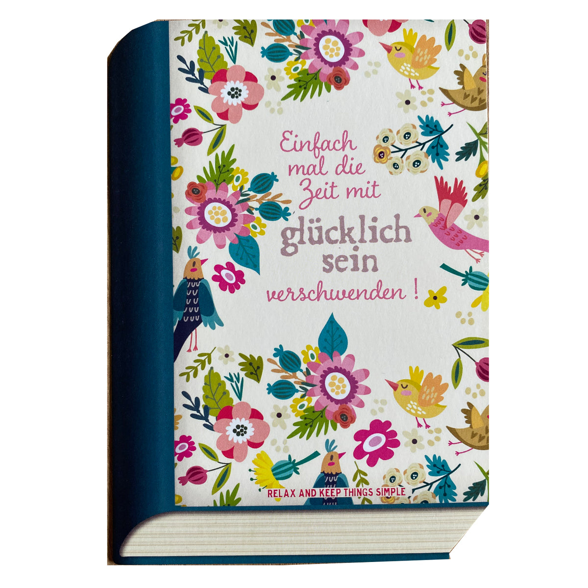 Book-Card &quot;Glücklich sein&quot;