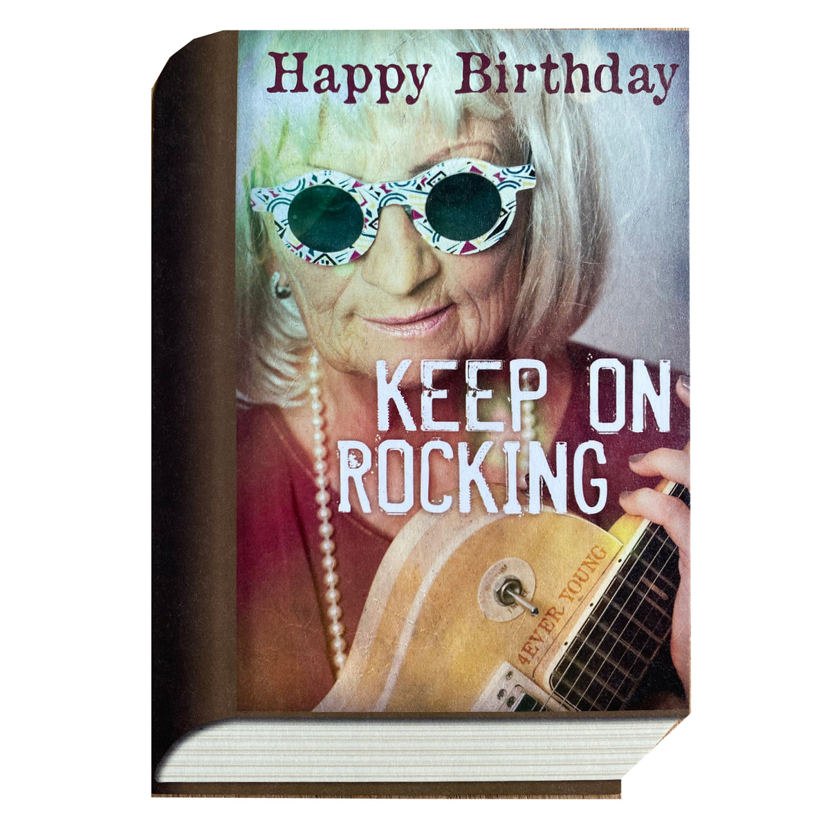 Book-Card &quot;Keep on rocking&quot;