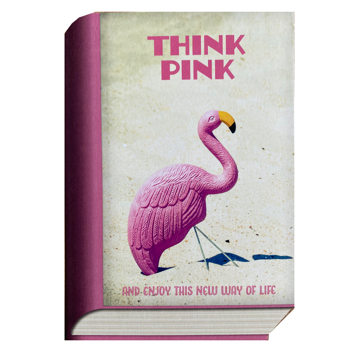 Book-Card &quot;Pink Flamingo&quot;