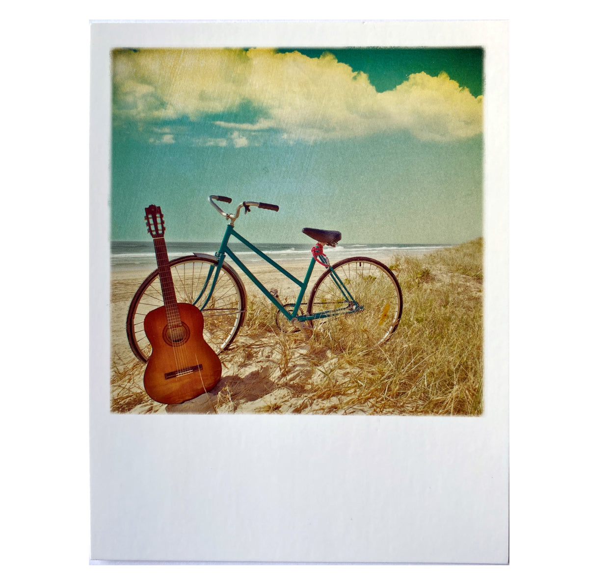 Postkarte &quot;Bike and Beach&quot;